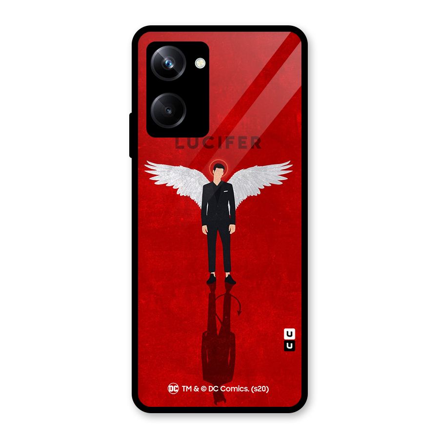 Lucifer Archangel Shadow Glass Back Case for Realme 10 Pro