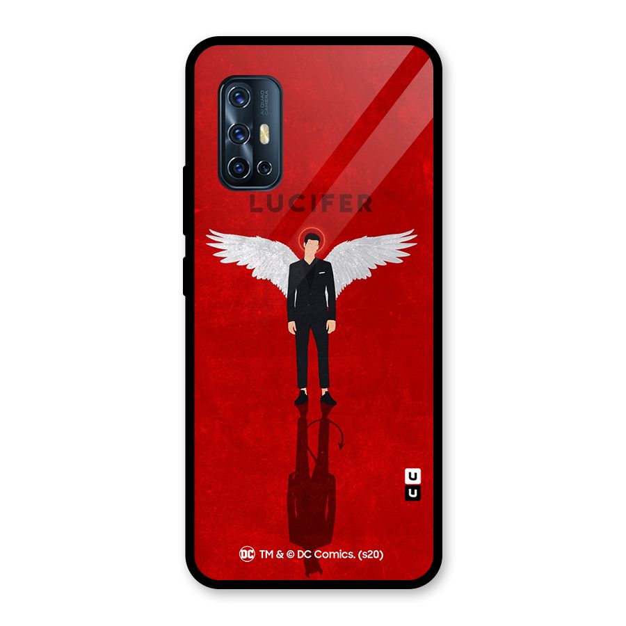 Lucifer Archangel Shadow Glass Back Case for Vivo V17