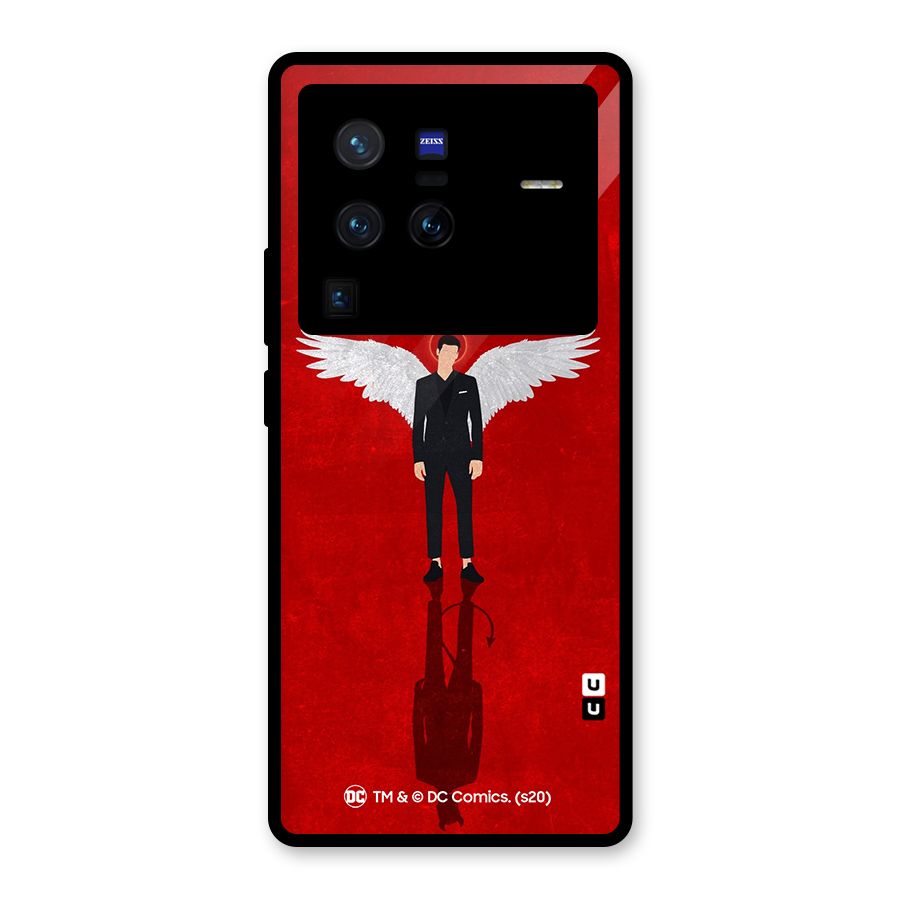Lucifer Archangel Shadow Glass Back Case for Vivo X80 Pro