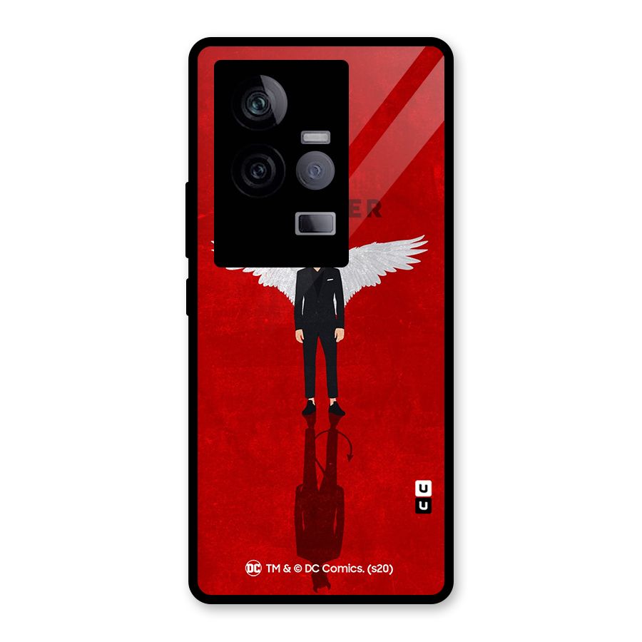 Lucifer Archangel Shadow Glass Back Case for Vivo iQOO 11 5G