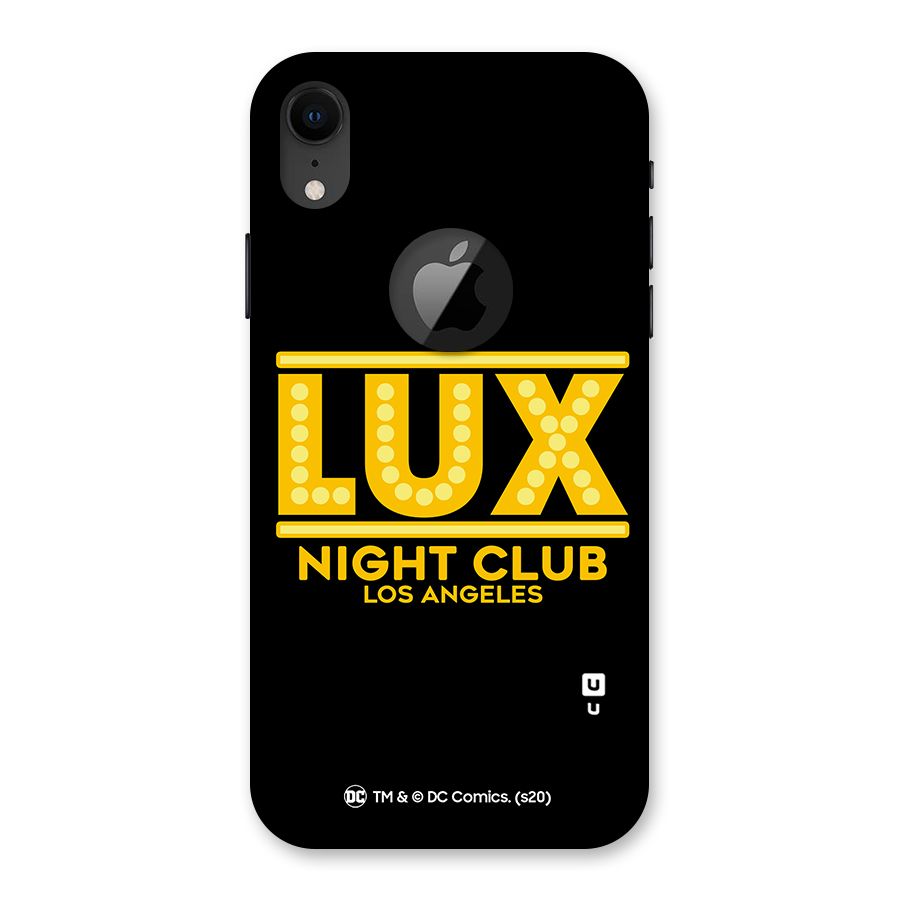 Lucifer Club Los Angeles Back Case for iPhone XR Logo Cut