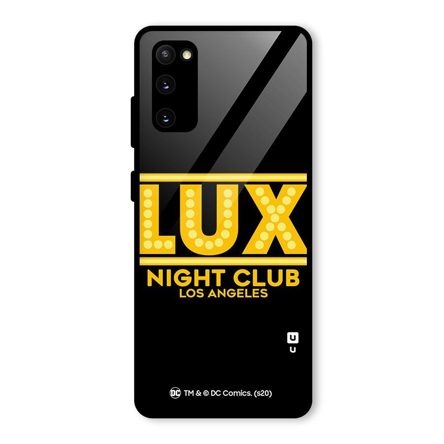 Lucifer Club Los Angeles Glass Back Case for Galaxy S20 FE 5G