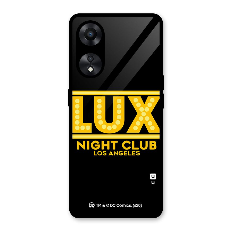 Lucifer Club Los Angeles Glass Back Case for Oppo A78