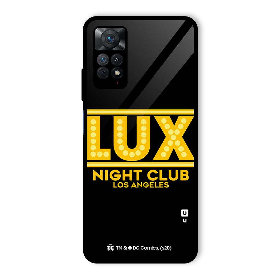 Lucifer Club Los Angeles Glass Back Case for Redmi Note 11 Pro