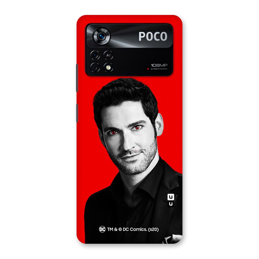 Lucifer Devil Smile Back Case for Poco X4 Pro 5G