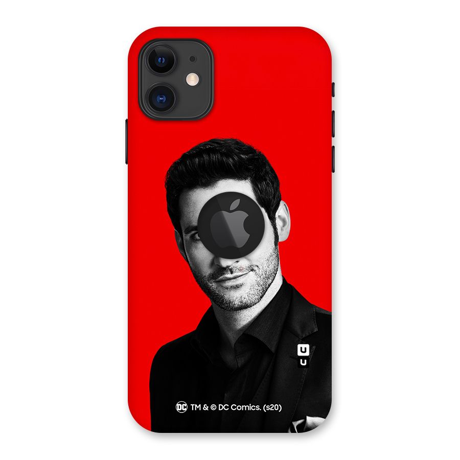 Lucifer Devil Smile Back Case for iPhone 11 Logo Cut