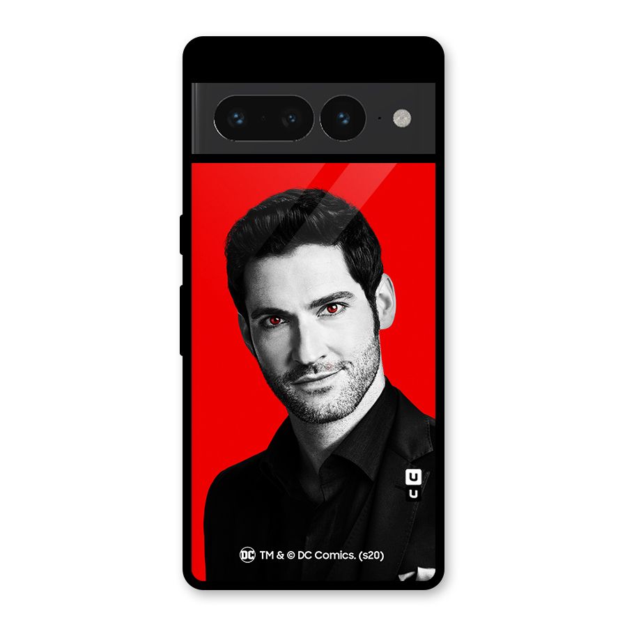 Lucifer Devil Smile Glass Back Case for Google Pixel 7 Pro