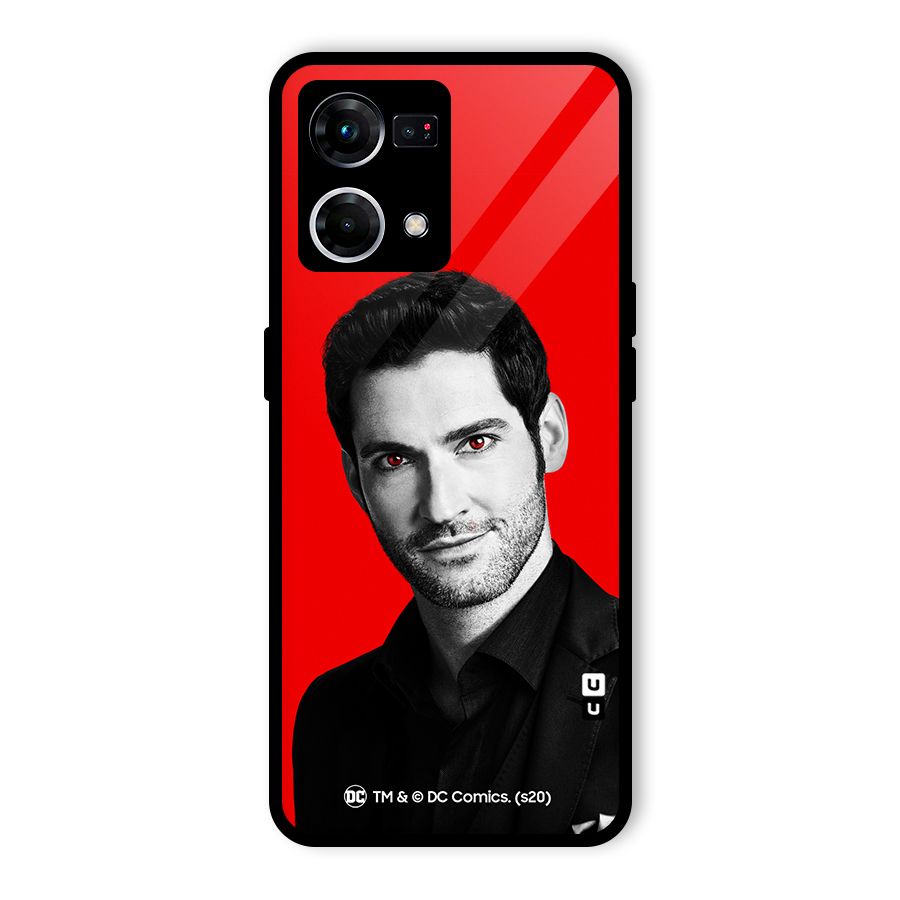 Lucifer Devil Smile Glass Back Case for Oppo F21 Pro 5G