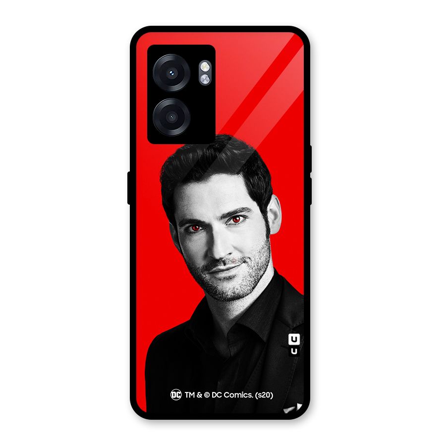 Lucifer Devil Smile Glass Back Case for Realme Narzo 50 5G