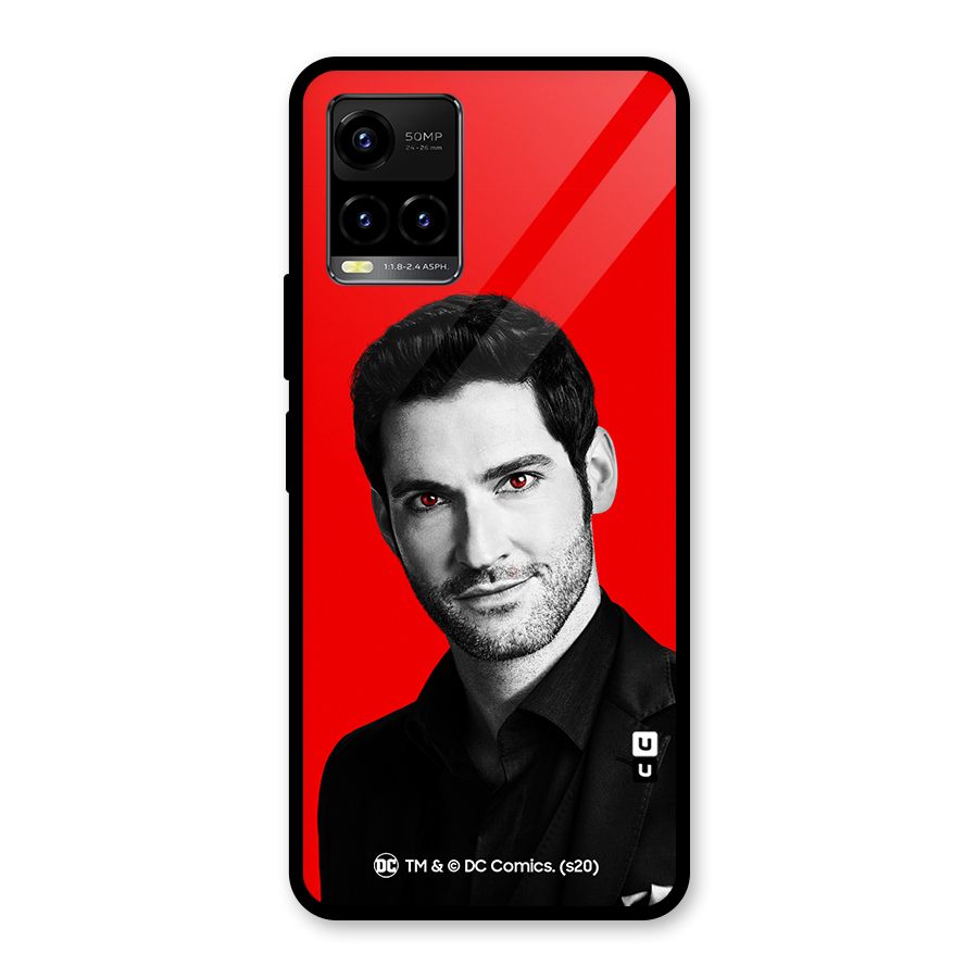 Lucifer Devil Smile Glass Back Case for Vivo Y21T