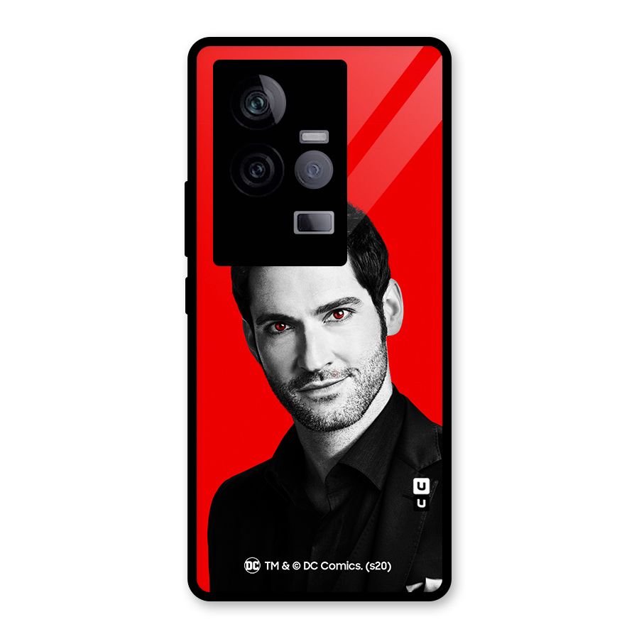 Lucifer Devil Smile Glass Back Case for Vivo iQOO 11 5G
