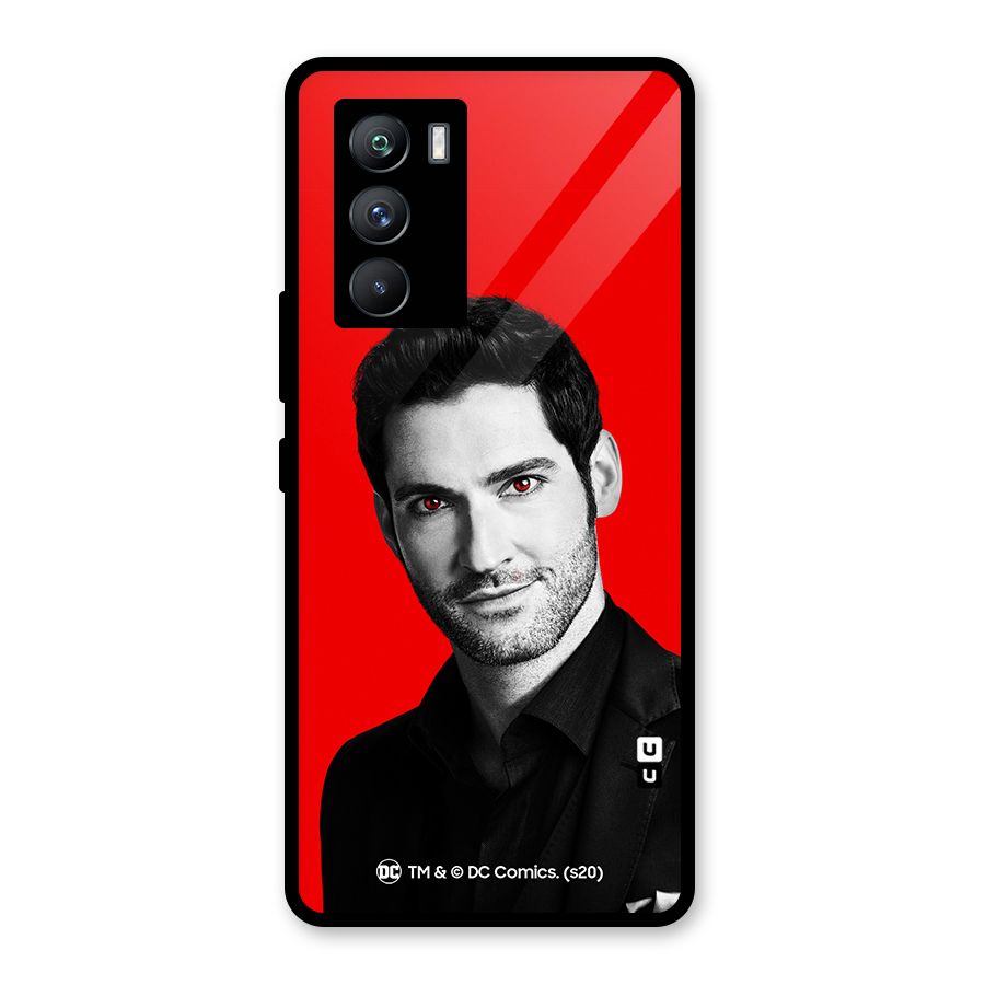 Lucifer Devil Smile Glass Back Case for Vivo iQOO 9 SE