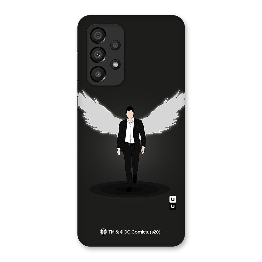 Lucifer Minimalistic Archangel Art Back Case for Galaxy A33 5G