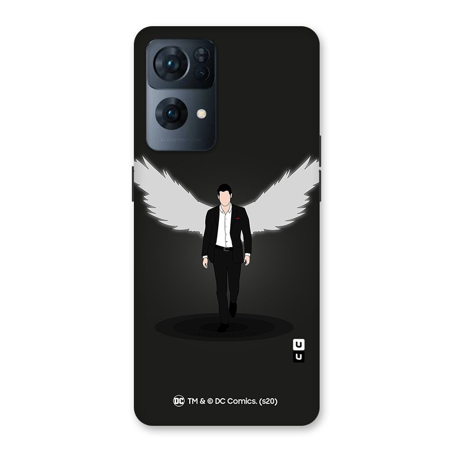 Lucifer Minimalistic Archangel Art Back Case for Oppo Reno7 Pro 5G