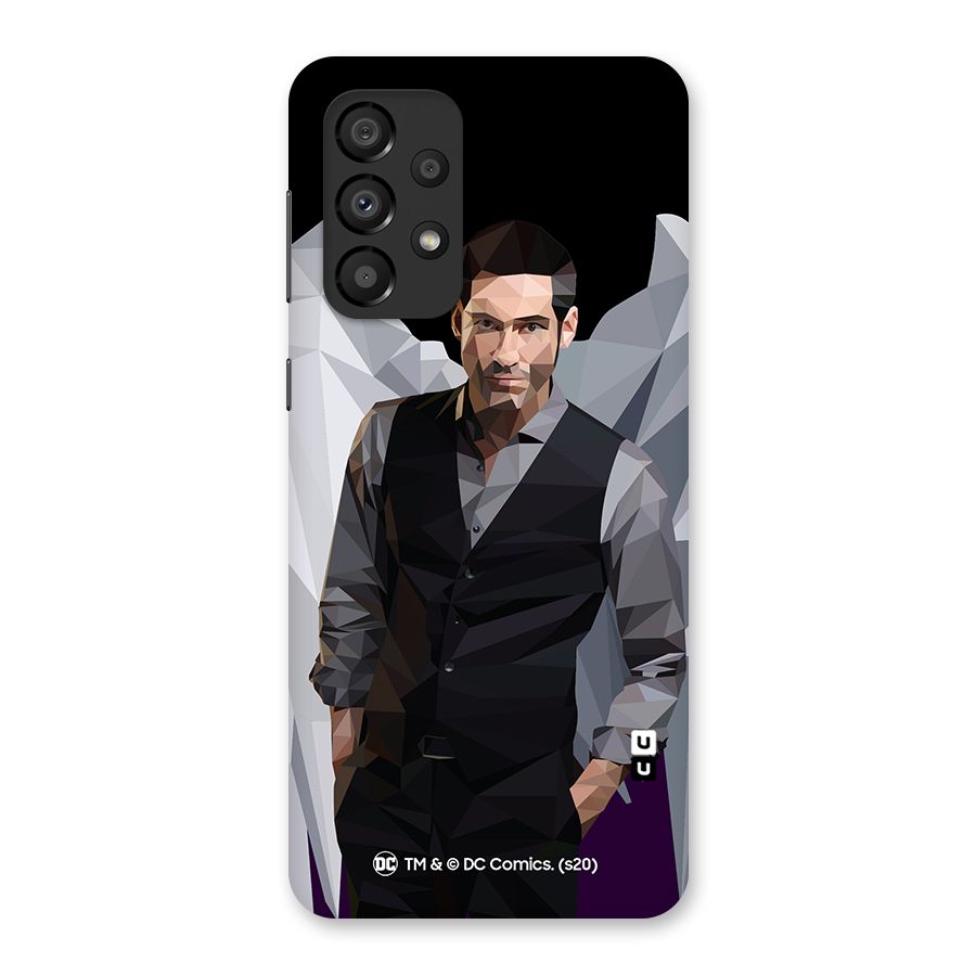 Lucifer Morningstar Art Abstract Back Case for Galaxy A33 5G