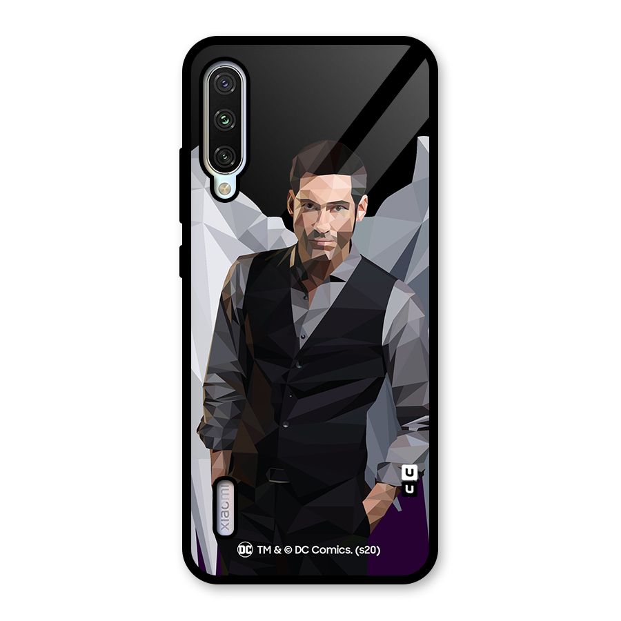 Lucifer Morningstar Art Abstract Glass Back Case for Mi A3