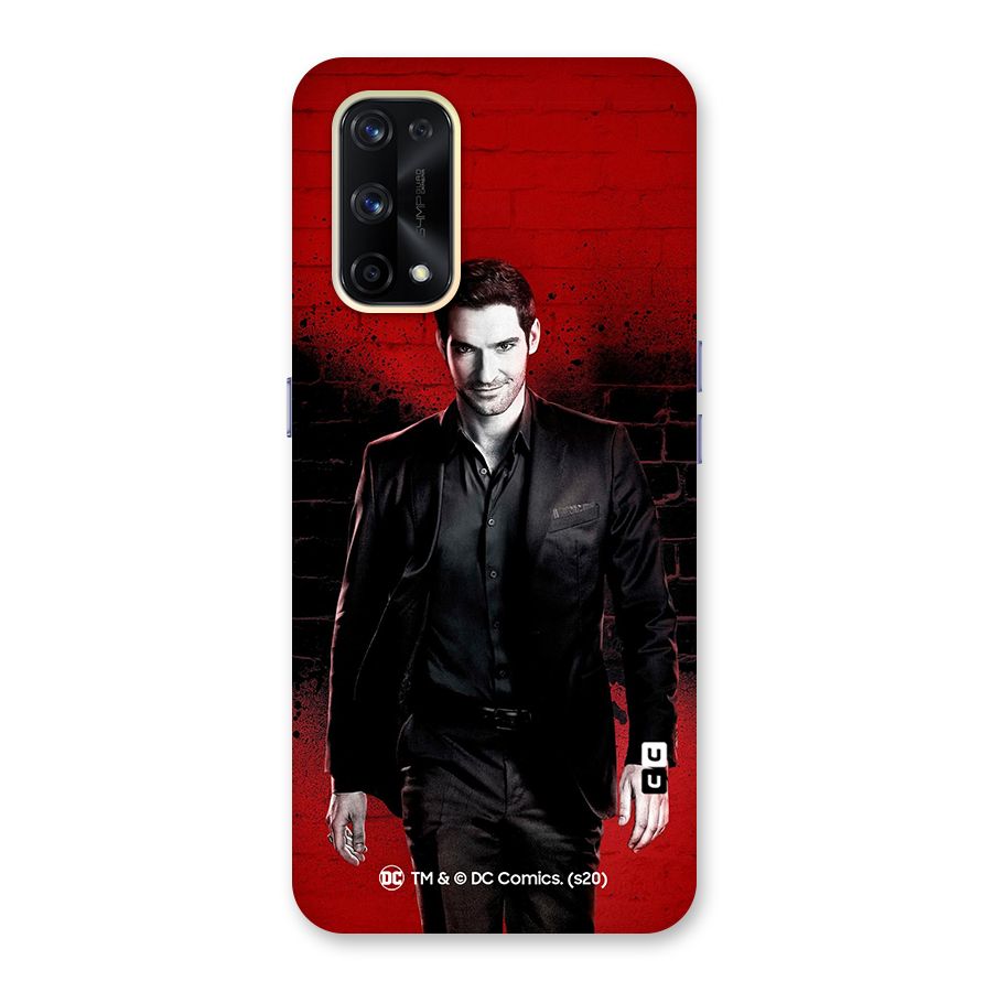 Lucifer Morningstar Wings Shadow Glass Back Case for Realme X7 Pro