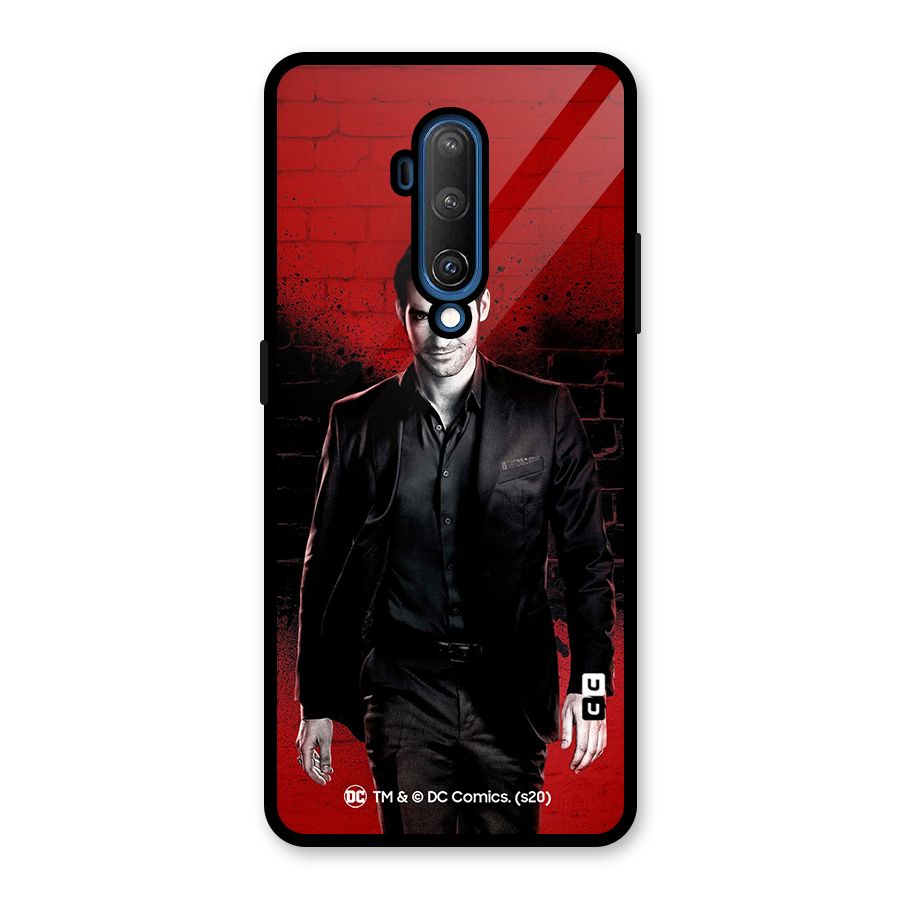 Lucifer Morningstar Wings Shadow Glass Back Case for OnePlus 7T Pro