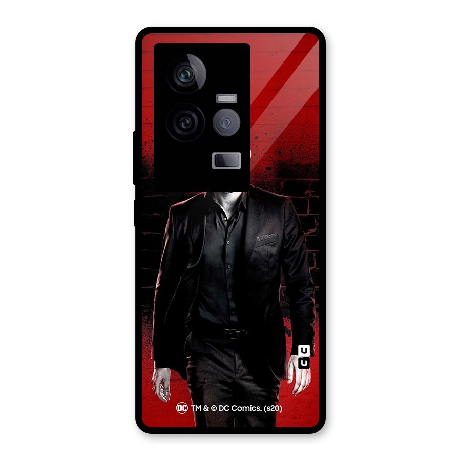 Lucifer Morningstar Wings Shadow Glass Back Case for Vivo iQOO 11 5G