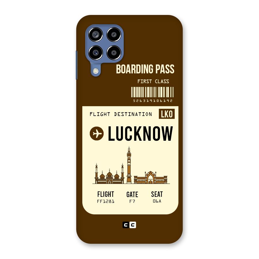 Lucknow Boarding Pass Back Case for Galaxy M53 5G
