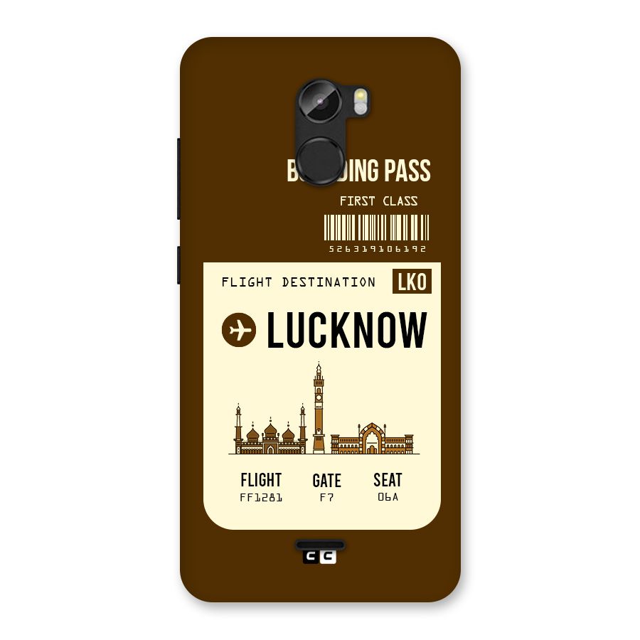 Lucknow Boarding Pass Back Case for Gionee X1