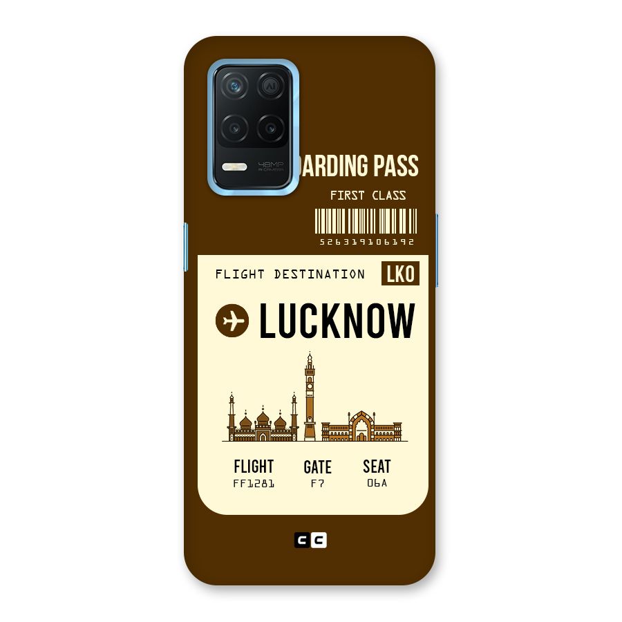 Lucknow Boarding Pass Back Case for Realme 8 5G