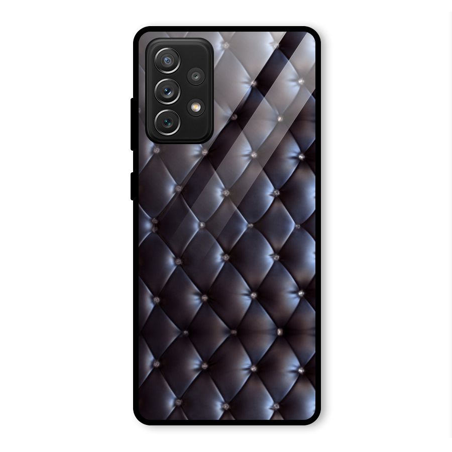 Luxury Pattern Glass Back Case for Galaxy A72