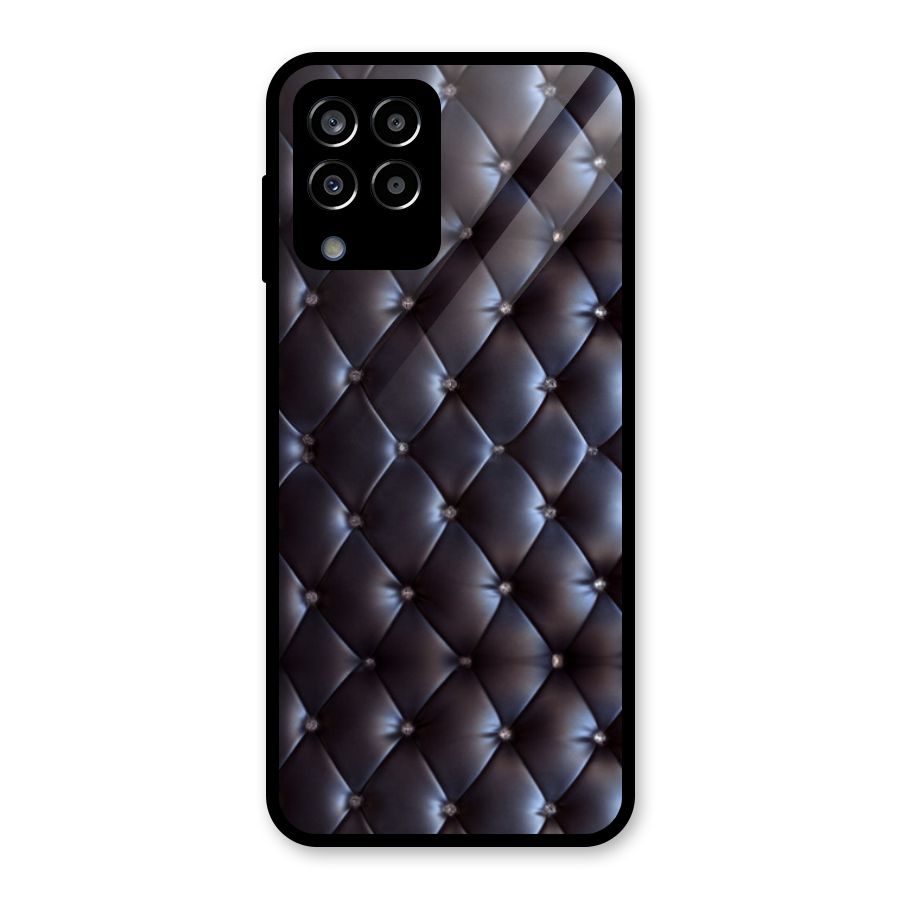Luxury Pattern Glass Back Case for Galaxy M33