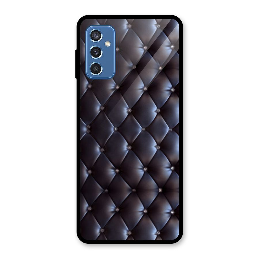 Luxury Pattern Glass Back Case for Galaxy M52 5G