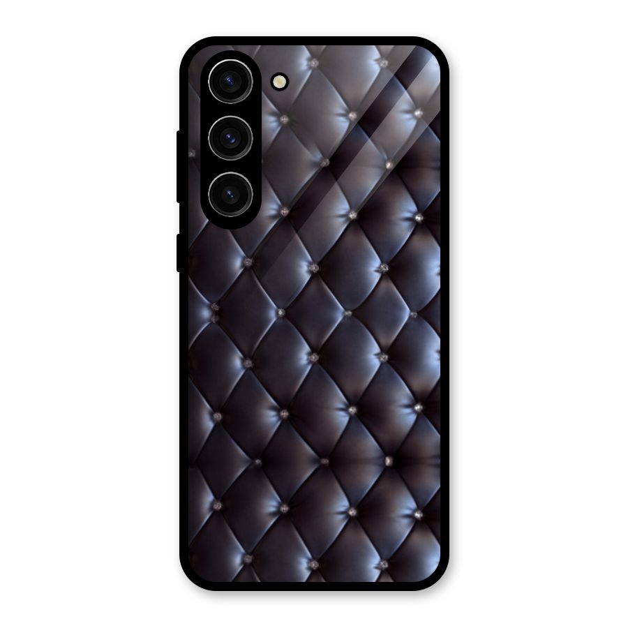 Luxury Pattern Glass Back Case for Galaxy S23 Plus
