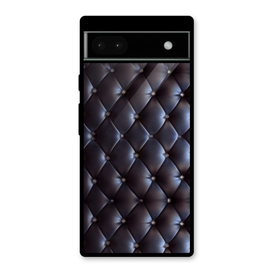 Luxury Pattern Glass Back Case for Google Pixel 6a