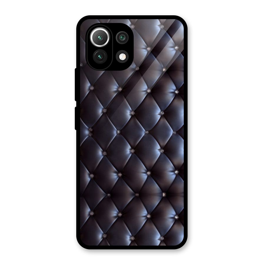 Luxury Pattern Glass Back Case for Mi 11 Lite NE 5G