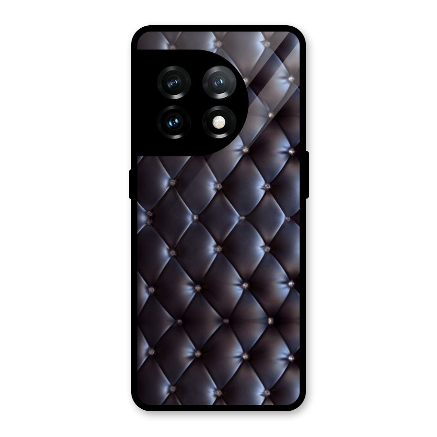 Luxury Pattern Glass Back Case for OnePlus 11