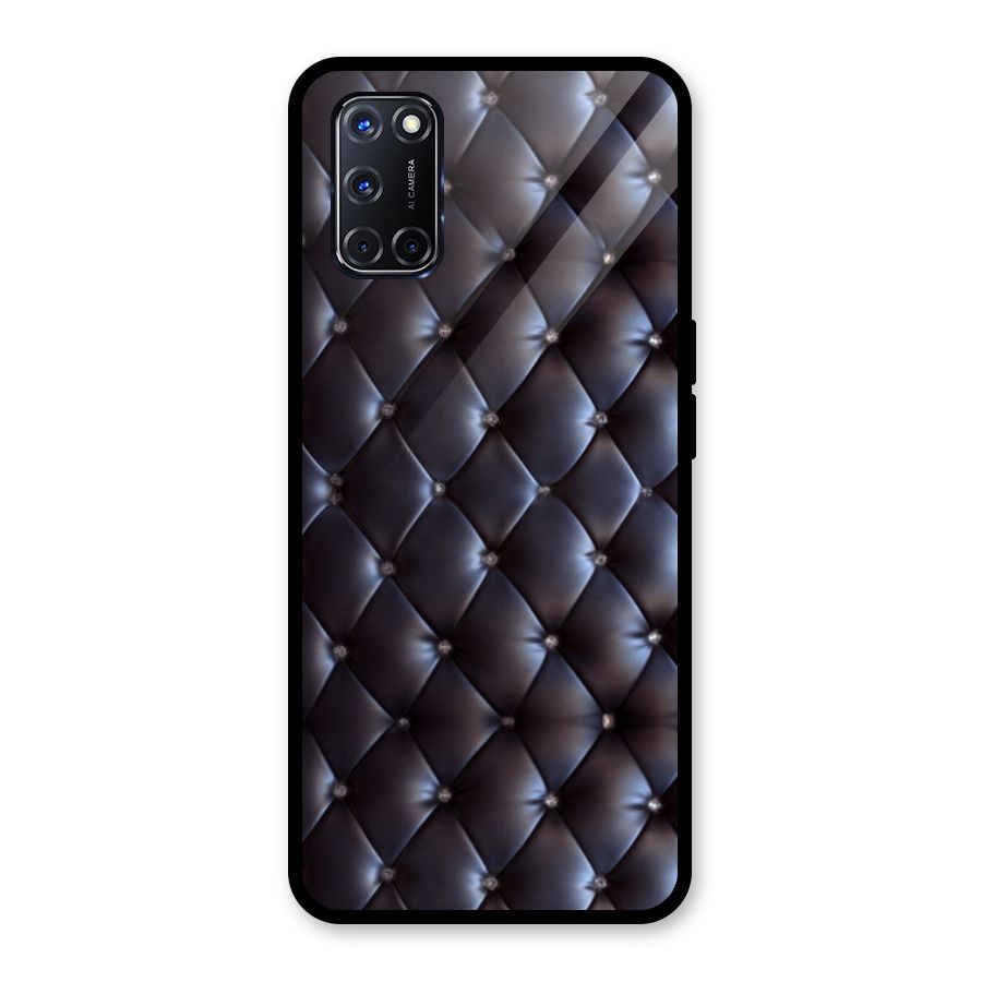 Luxury Pattern Glass Back Case for Oppo A52