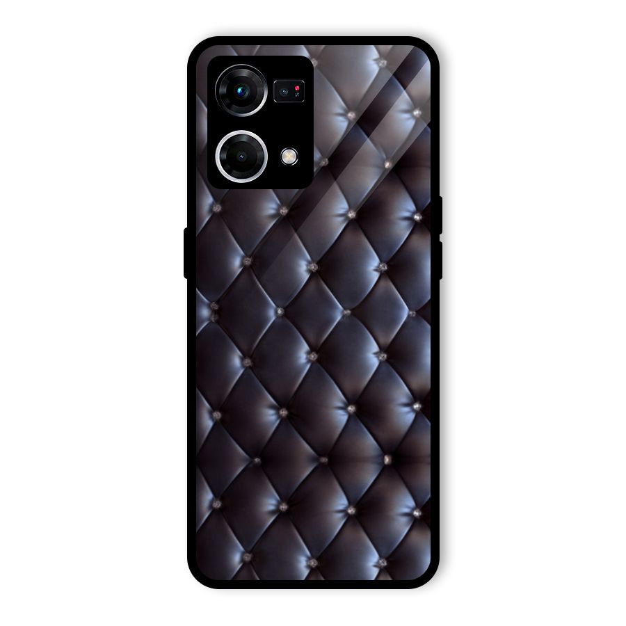 Luxury Pattern Glass Back Case for Oppo F21s Pro 4G