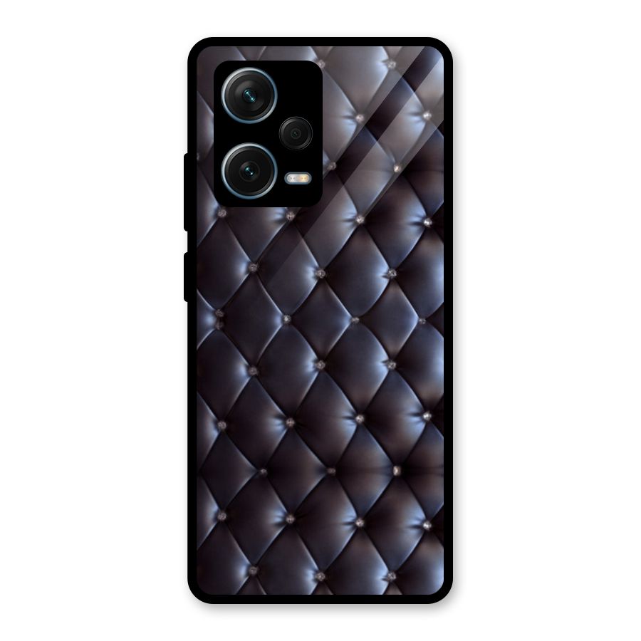 Luxury Pattern Glass Back Case for Redmi Note 12 Pro Plus 5G