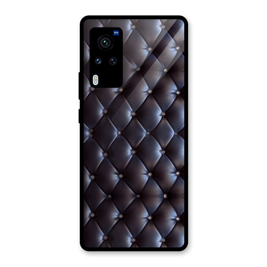 Luxury Pattern Glass Back Case for Vivo X60 Pro