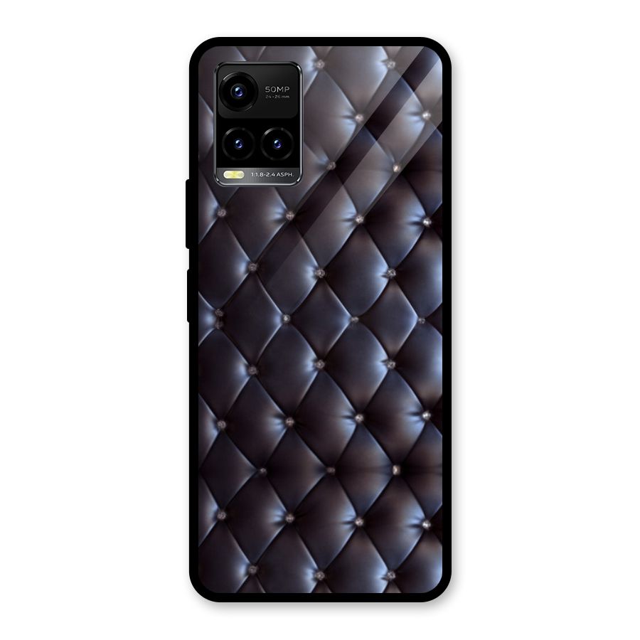 Luxury Pattern Glass Back Case for Vivo Y21T