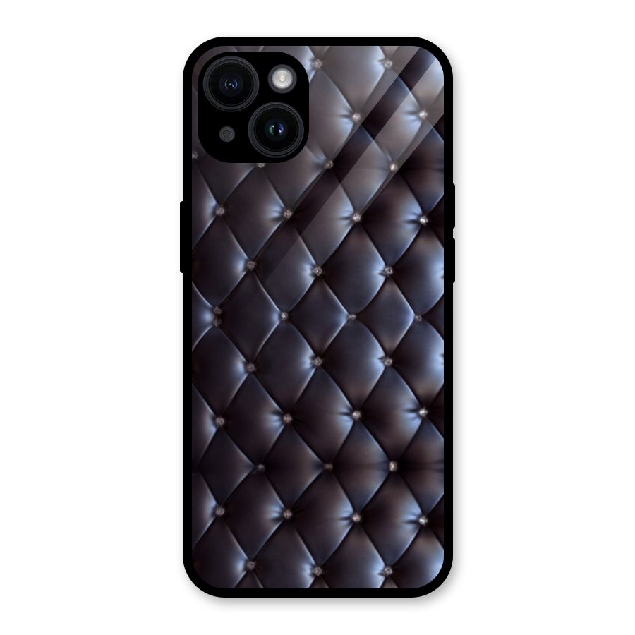 Luxury Pattern Glass Back Case for iPhone 14
