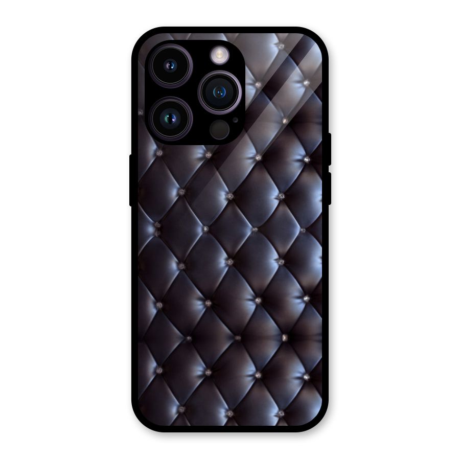 Luxury Pattern Glass Back Case for iPhone 14 Pro
