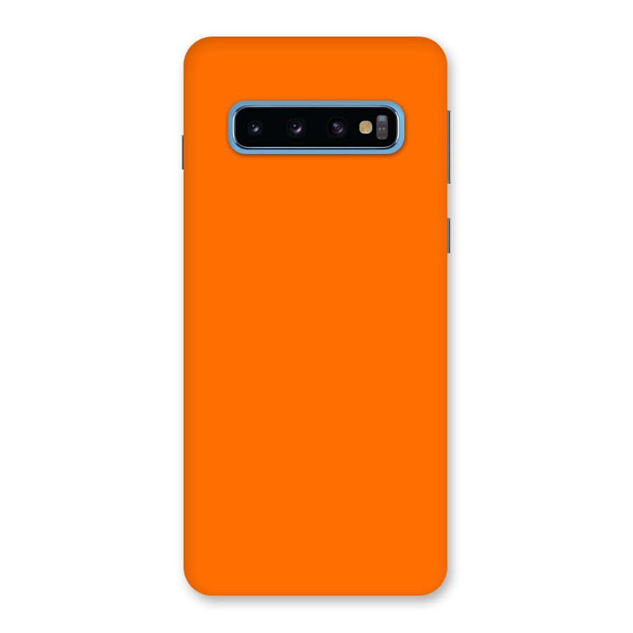 Mac Orange Back Case for Galaxy S10