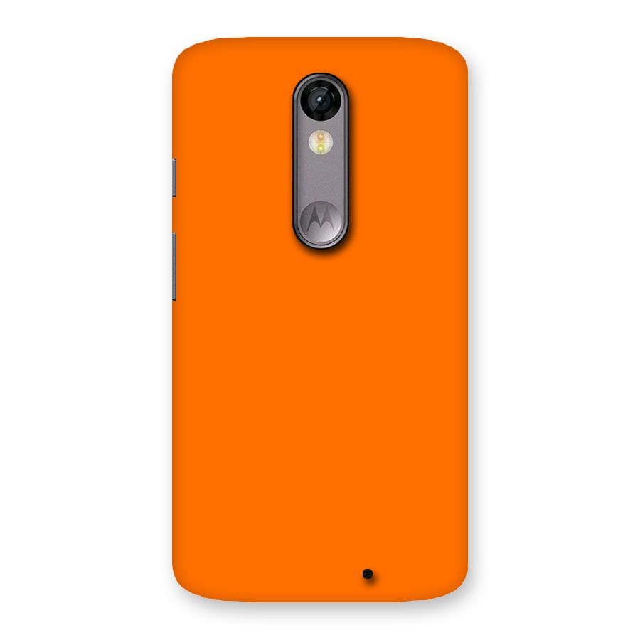 Mac Orange Back Case for Moto X Force