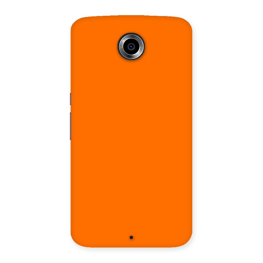 Mac Orange Back Case for Nexsus 6