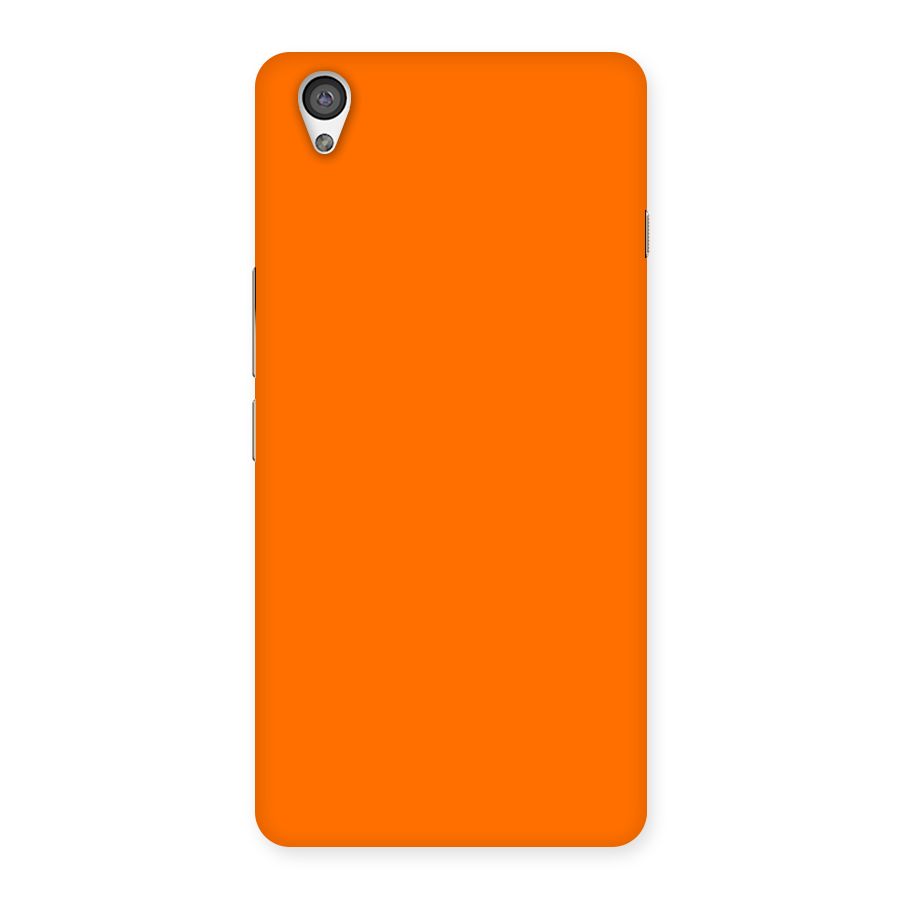 Mac Orange Back Case for OnePlus X
