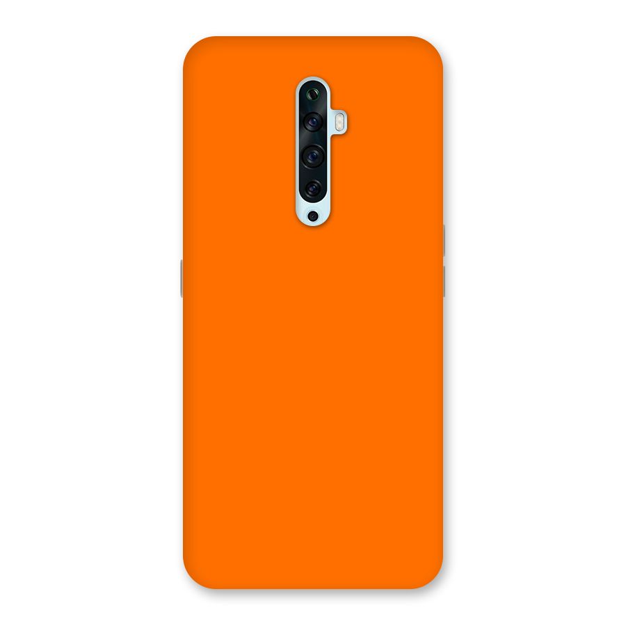 Mac Orange Back Case for Oppo Reno2 Z