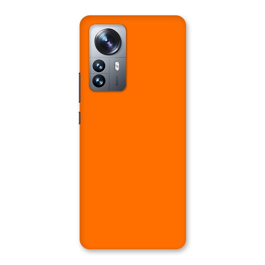 Mac Orange Back Case for Xiaomi 12 Pro