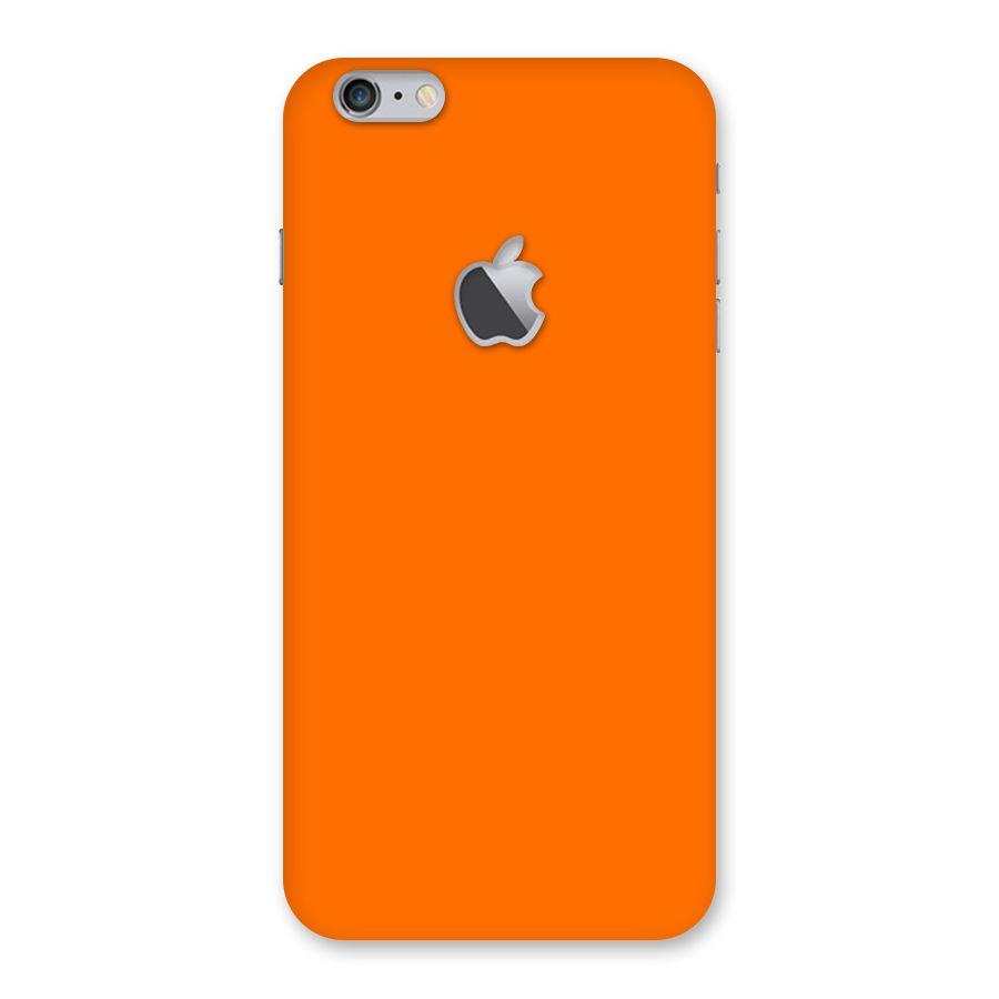 Mac Orange Back Case for iPhone 6 Plus 6S Plus Logo Cut