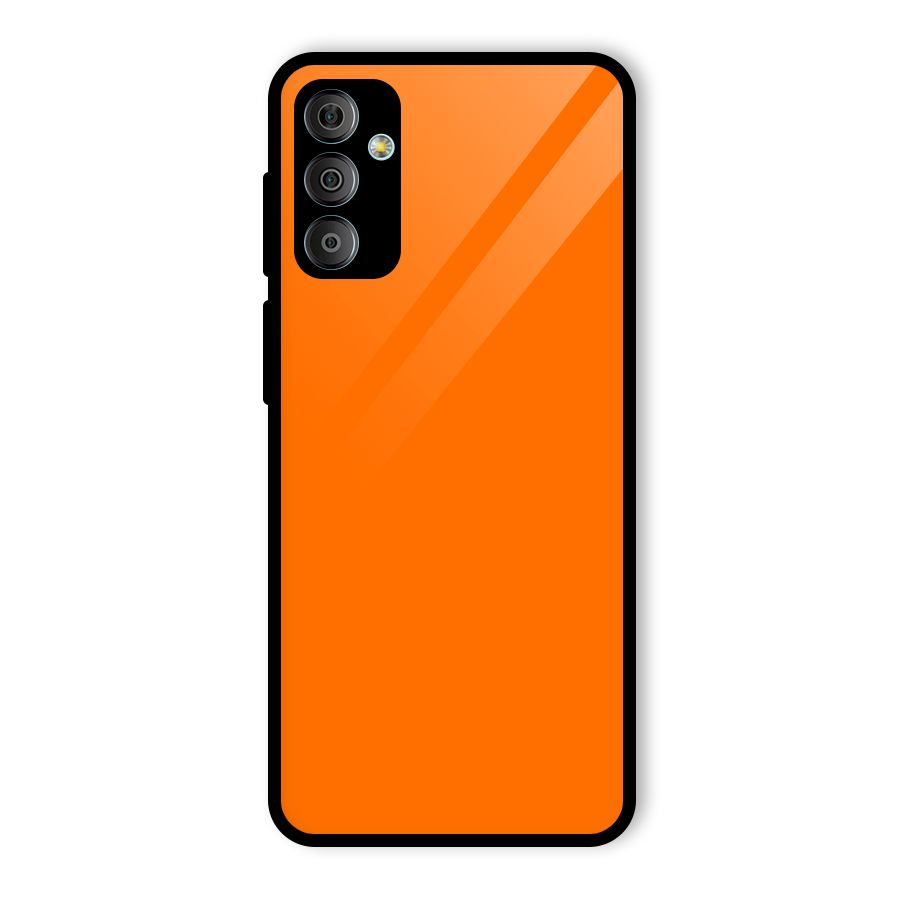 Mac Orange Glass Back Case for Galaxy F23
