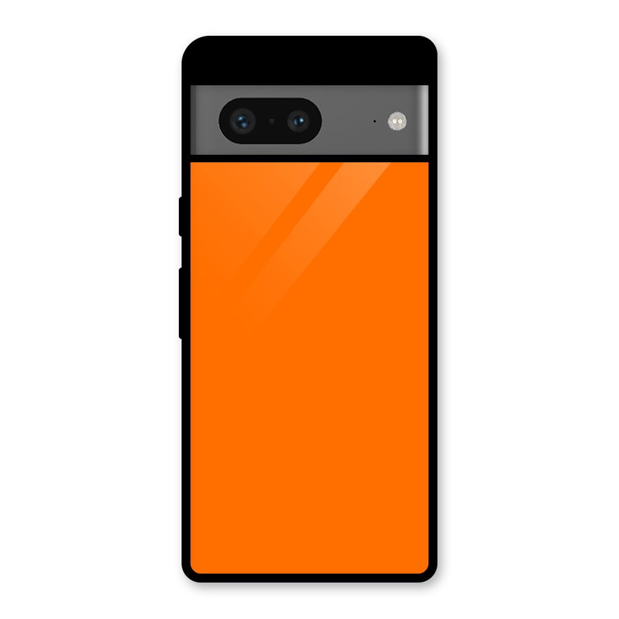 Mac Orange Glass Back Case for Google Pixel 7