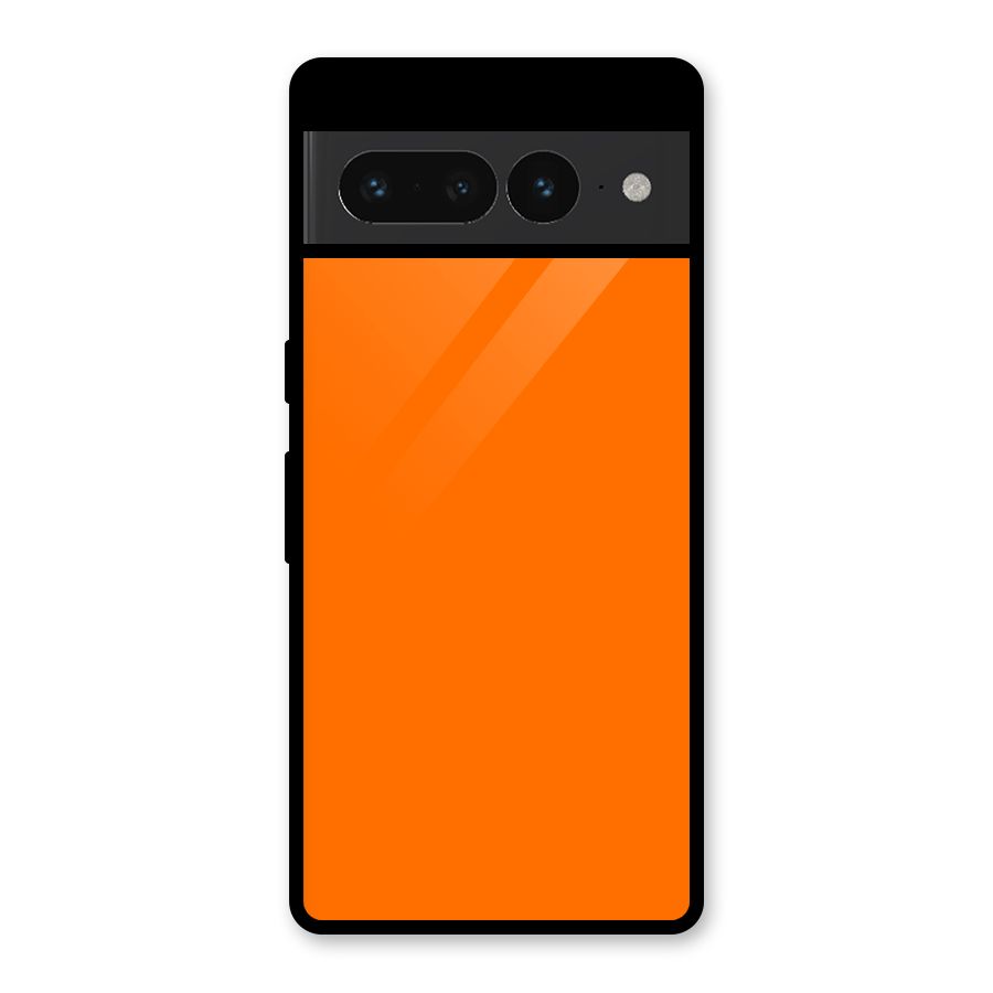 Mac Orange Glass Back Case for Google Pixel 7 Pro